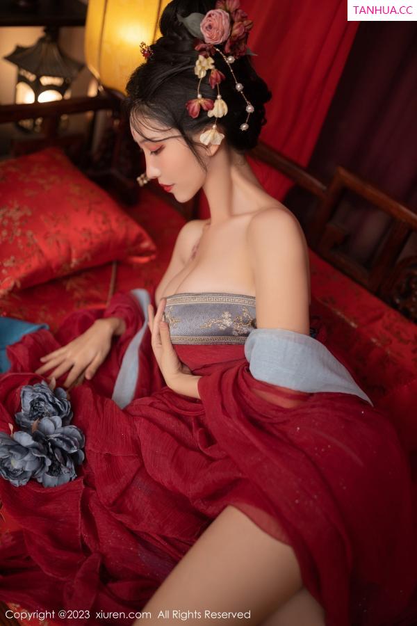 陈若依 抖娘利世 [XiuRen]高清写真图 2023.01.18 No.6154 利世 古装美腿第23张图片